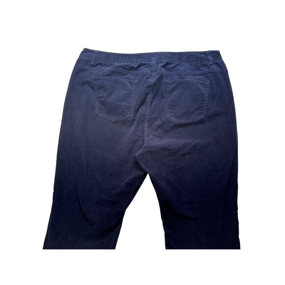 Talbots Woman Corduroy Pants Petites 20WP Navy - Picture 9 of 11